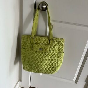 Vera Bradley Microfiber Shoulder Bag Quilted Bag